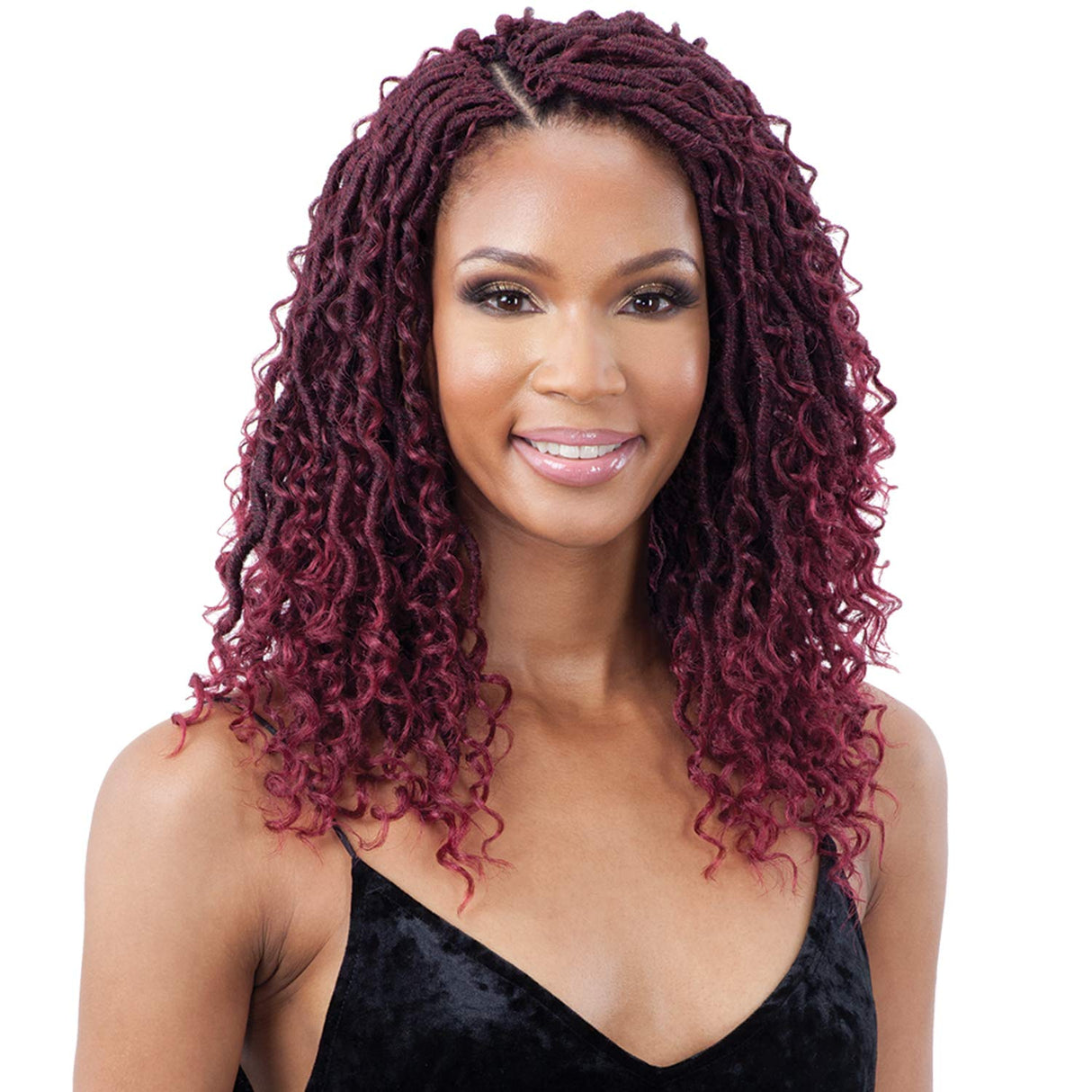 Model Model Crochet Braids Glance 2X River Loc 14"