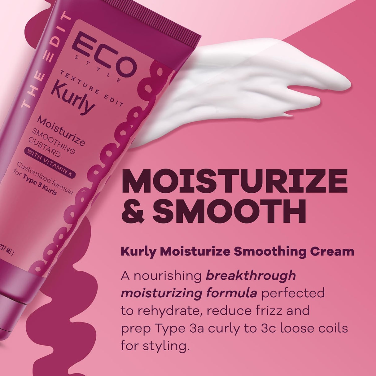Eco Style The Edit Texture Edit Kurly Moisturize 8 oz