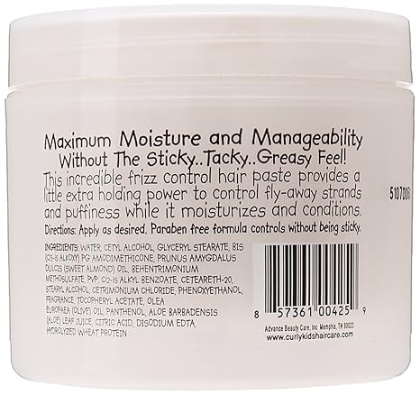 Curly Kids Frizz Control Paste 6 oz