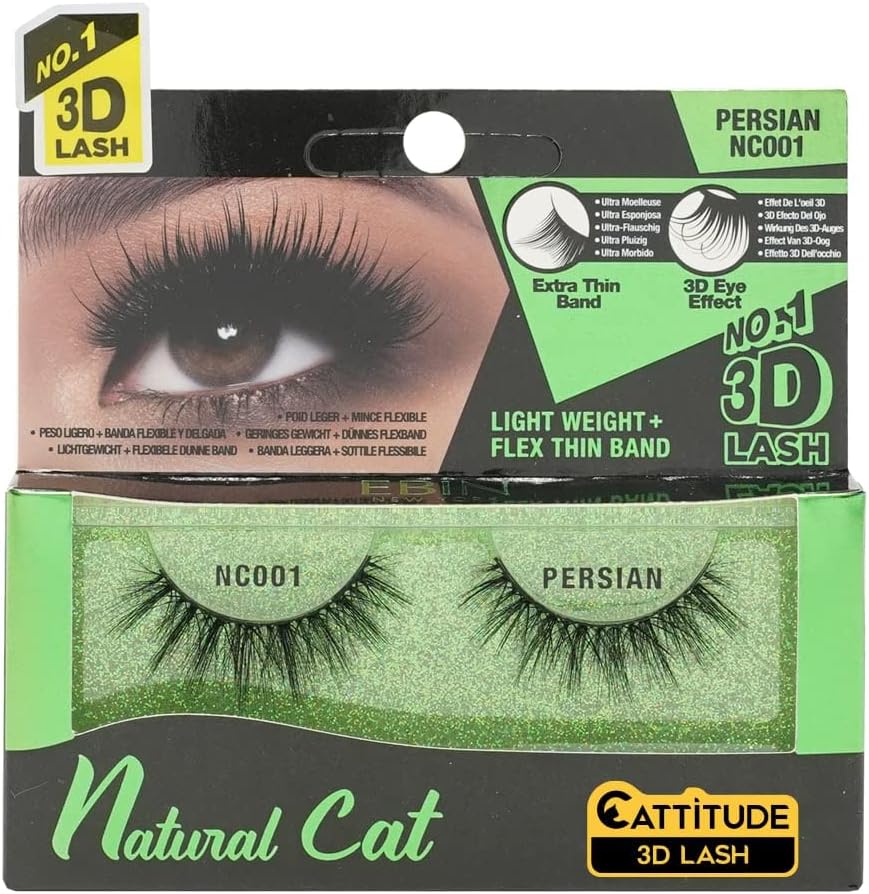 Ebin Natural Cat 3D Eyelashes