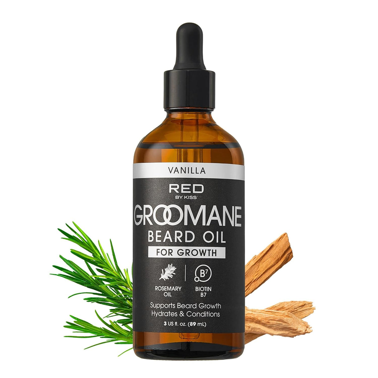 Red by Kiss Vanilla Beard Oil 3 oz