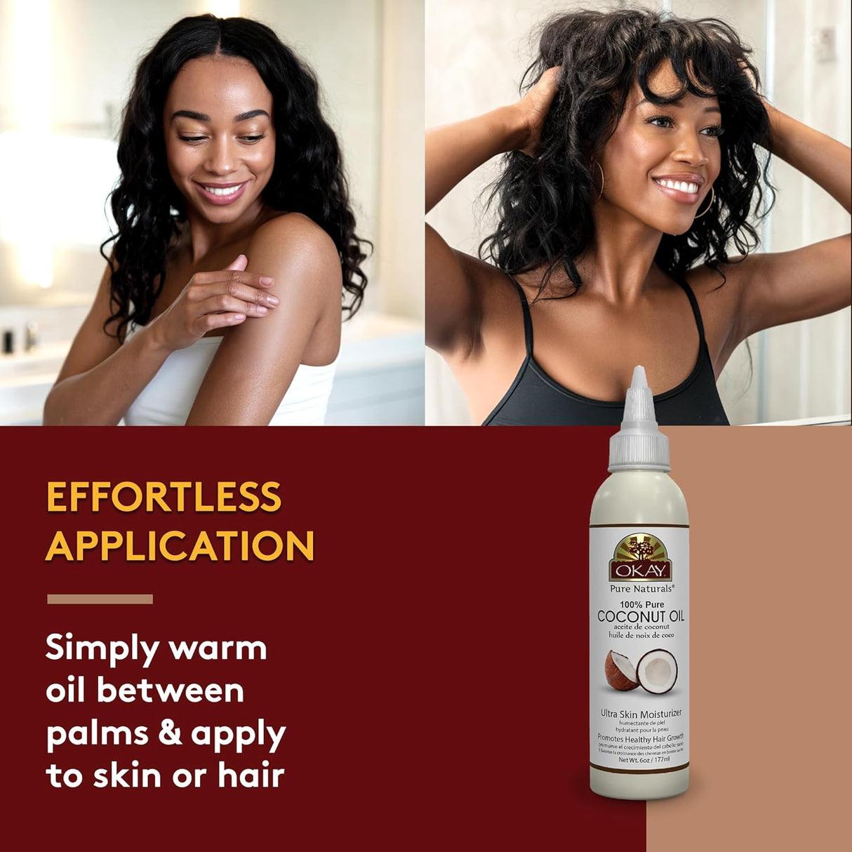 Okay Coconut Oil Deep Moisturizing 6oz Hair & Skin Care