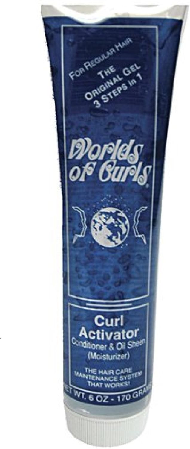 Worlds of Curls Curl Activator Conditioner Oil Sheen 6 oz