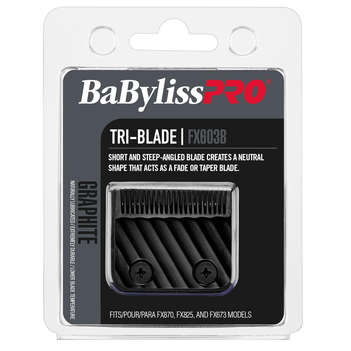 Babyliss Pro Black Graphite Replacement Wedge Blade (FX603B)