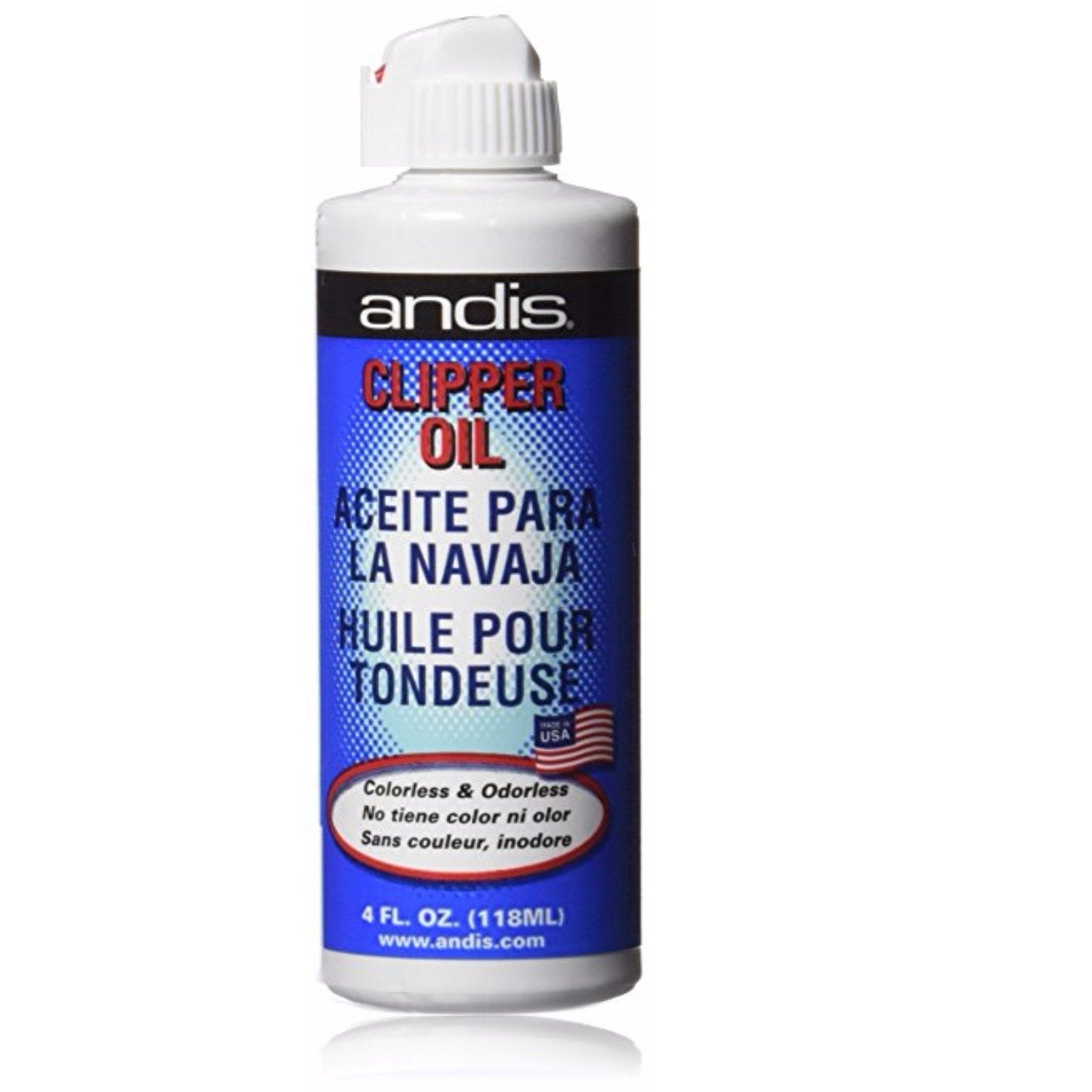 Andis Hair Clipper Trimmer Blade Lube Lubricant Oil 4Oz