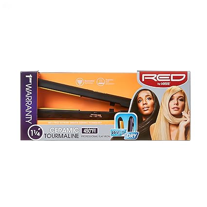 Red by Kiss Pro Tourmaline Flat Iron