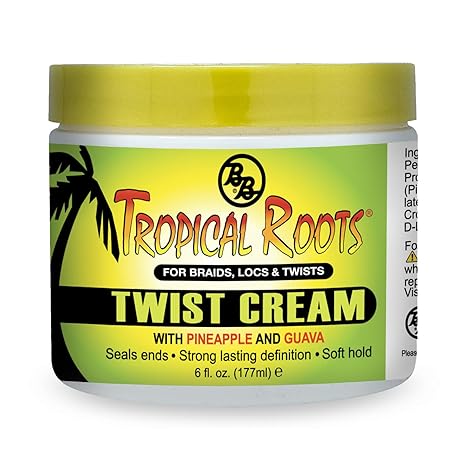 Bronner Bros Tropical Roots For Braids Locs & Twist Cream 6Oz