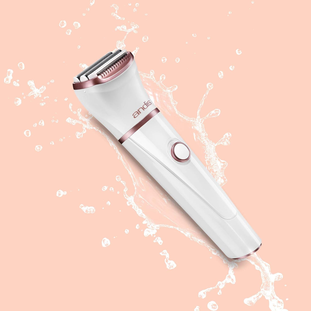 Andis Rechargeable Electric Shaver for Women – Cordless Wet & Dry Hair Removal 6 Piece Kit