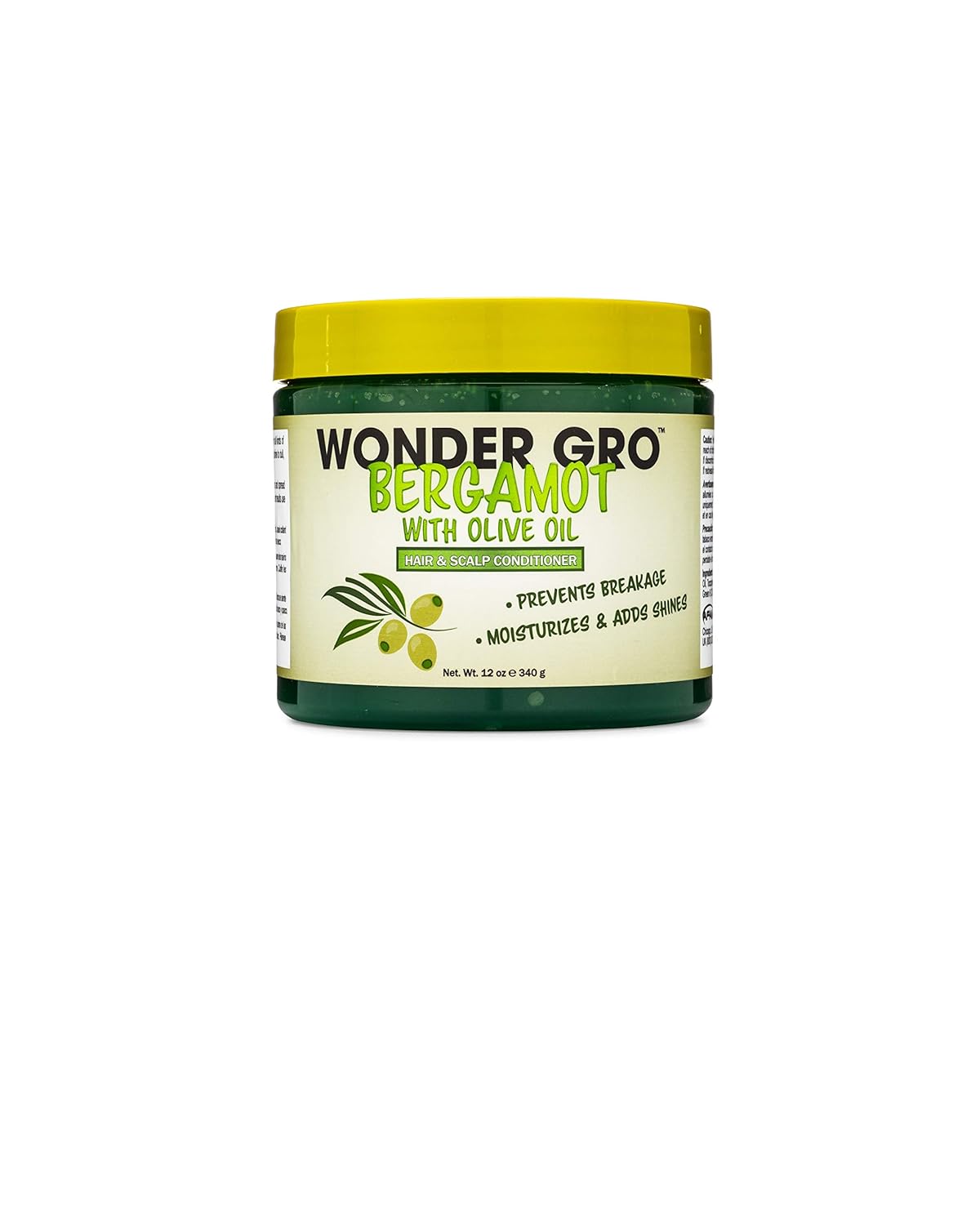 Wonder Gro Hair Scalp Conditioner Olive Oil 12 oz