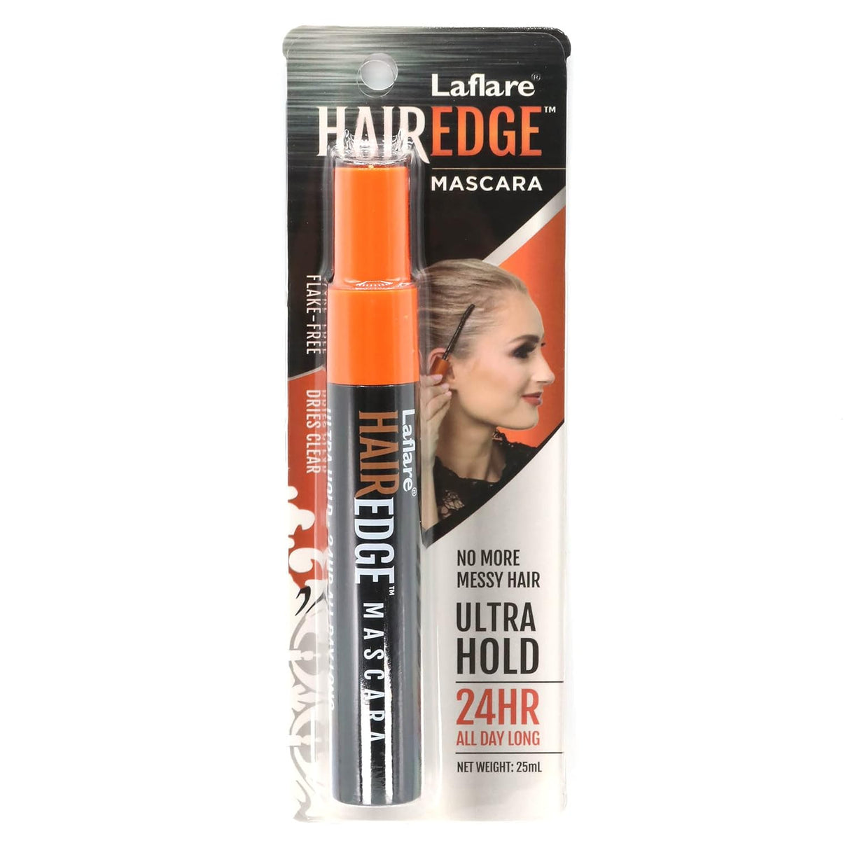Laflare Hair Edge Mascara, Dries Clear (Ultra Hold)