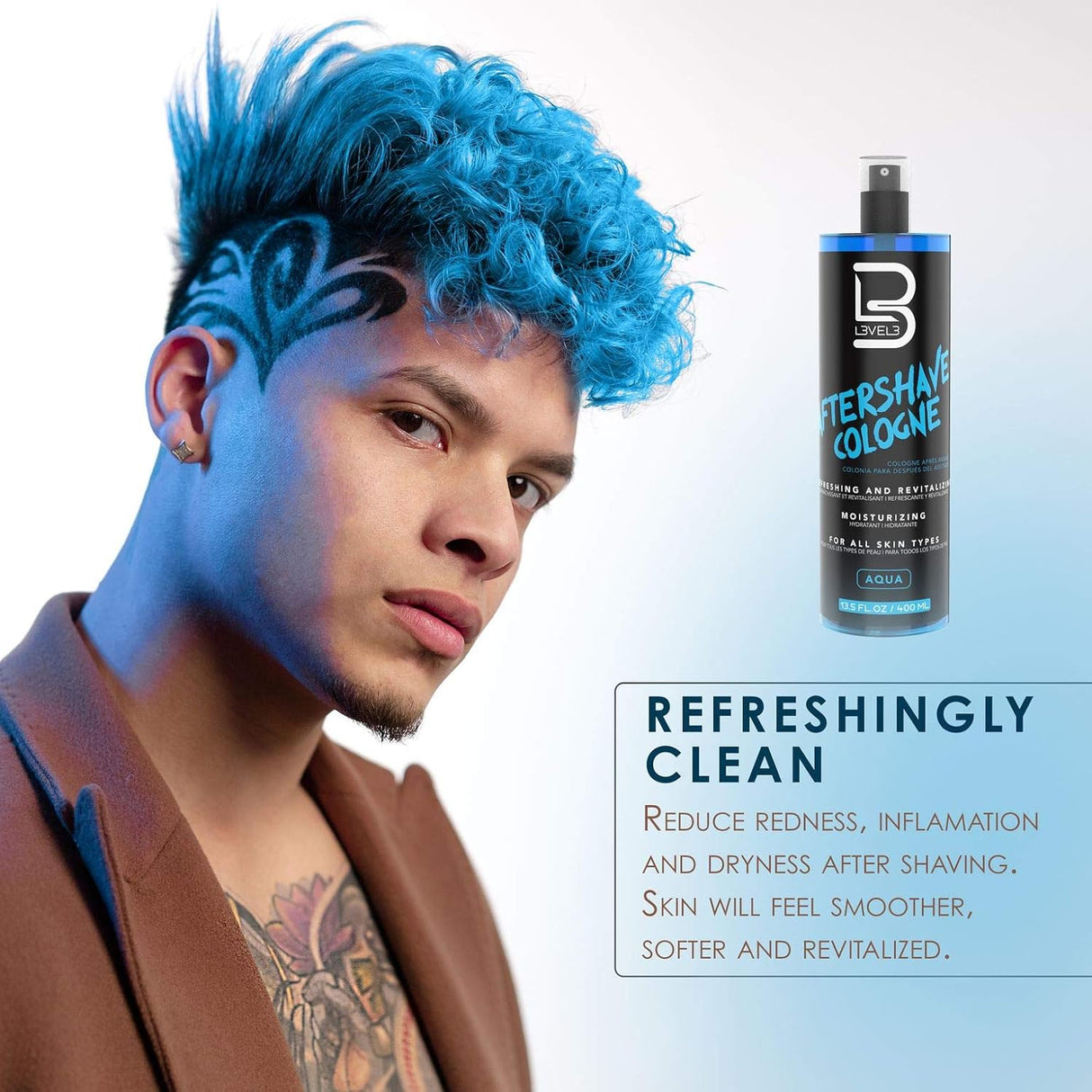 Level 3 AFTERSHAVE SPRAY AQUA 13.5OZ