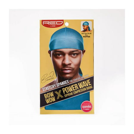 KISS Red Power Wave Silky Bow Wow Spandex Durag