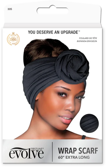 Evolve Wrap Scarf Black (305)