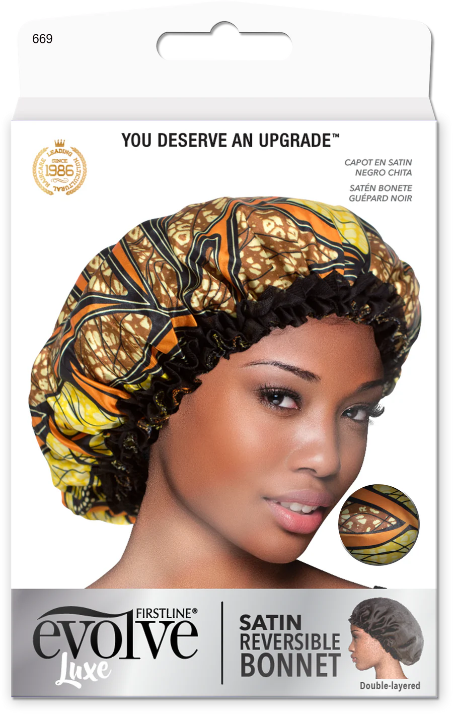 Evolve Satin Reversible Bonnet (669)