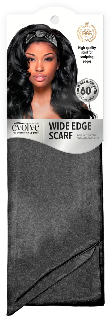Evolve Wide Edge Scarf Black (1780)