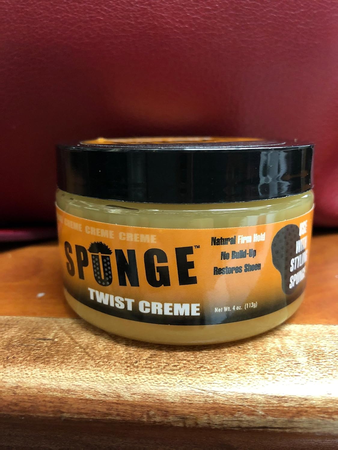 Spunge Barber Salon Hair Twist Creme Regular Hold 8 oz