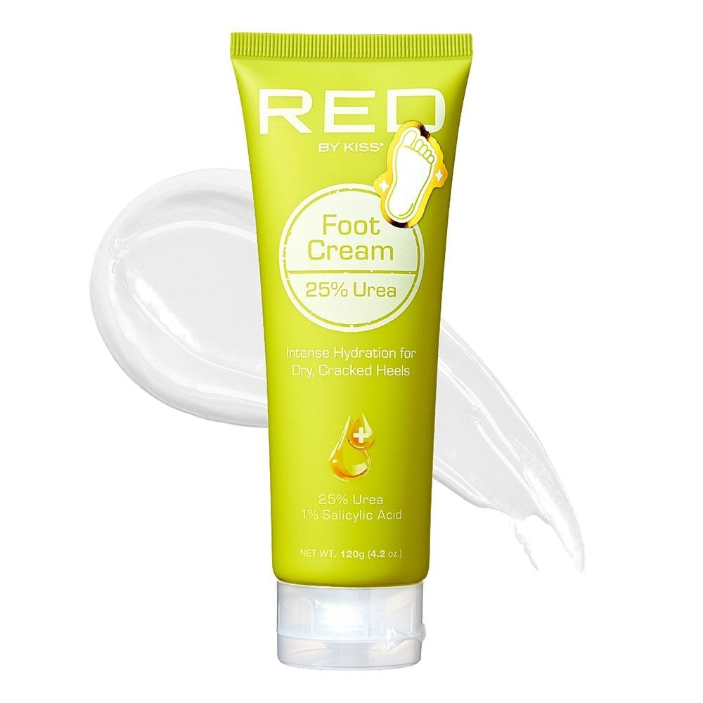 RED BY KISS FOOT CREAM & SCRUB