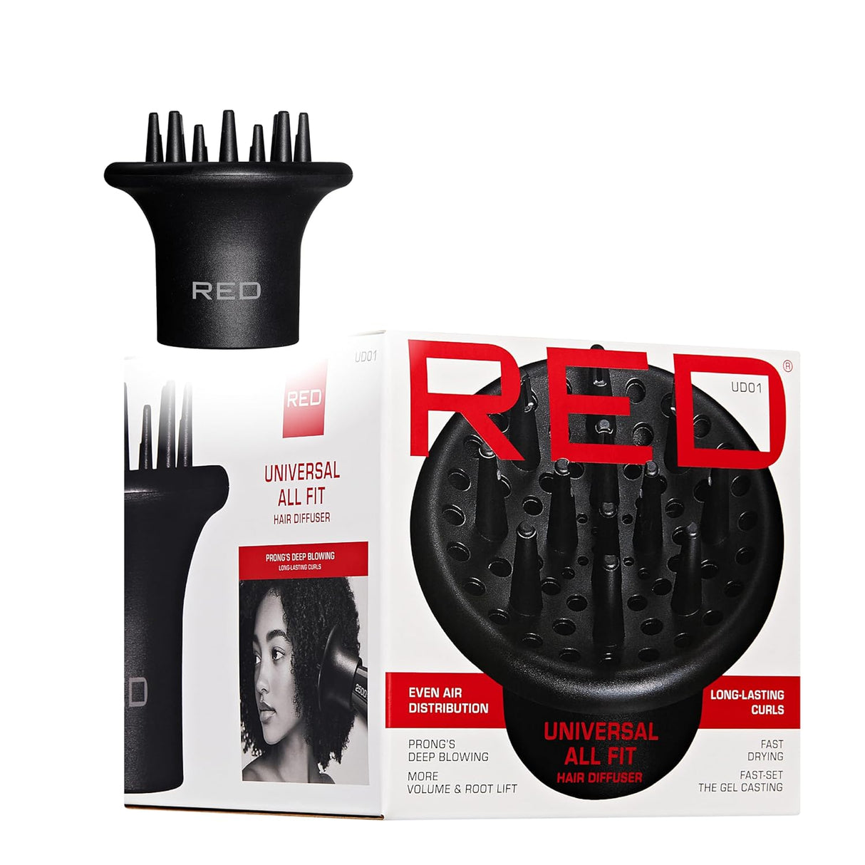 Red by Kiss Universal Hair Dryer Diffuser UD01