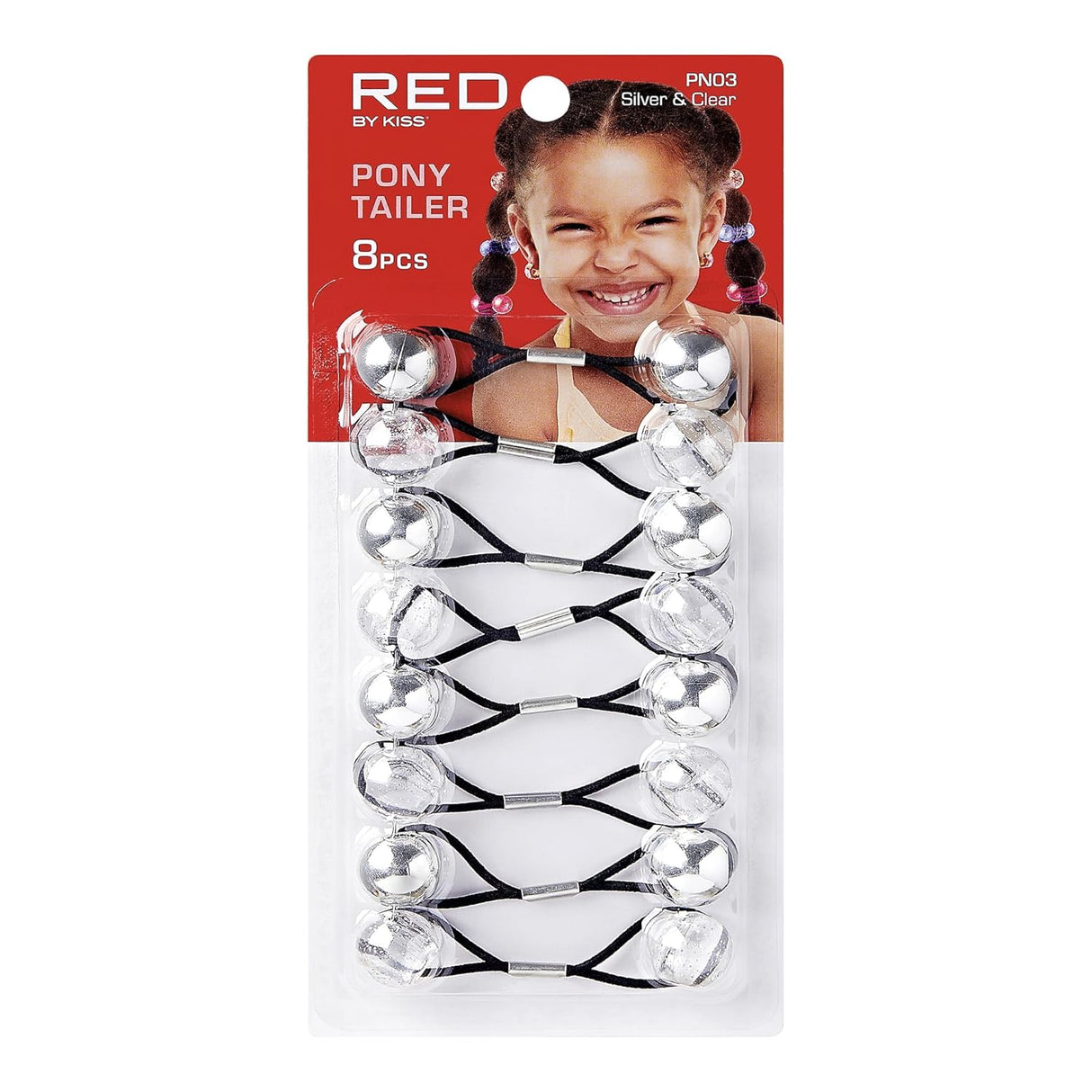 RED BY KISS Kids Ponytailers  8-Pack