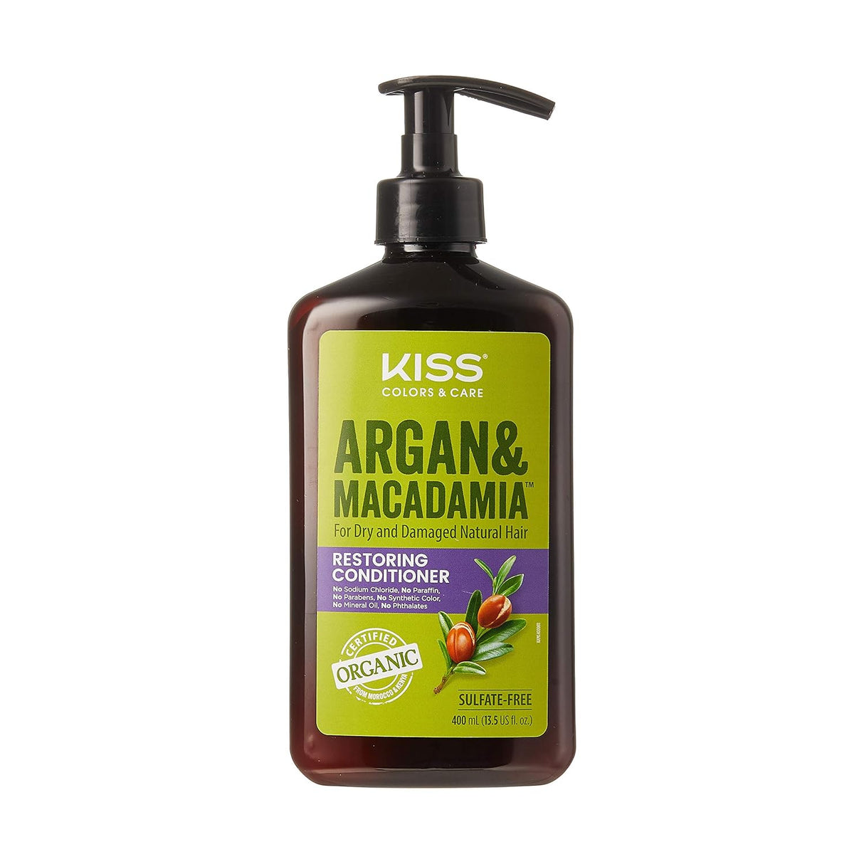 KISS Argan & Macadamia Deep Leave-In Conditioner  13.5 oz