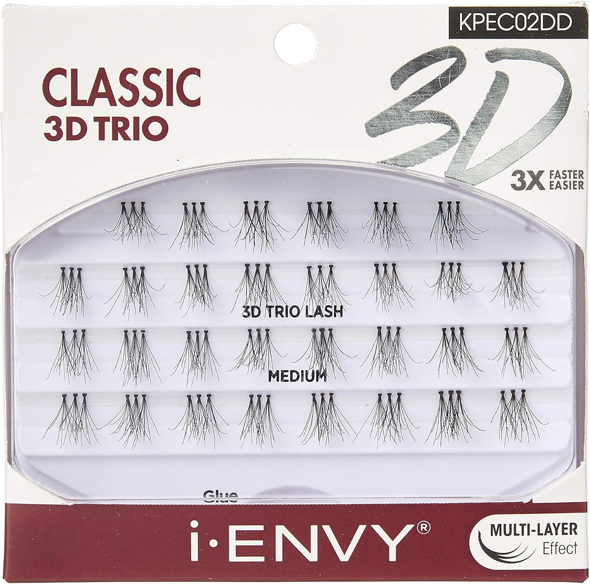 IEnvy 3D Trio Classic Medium Individual Eyelashes