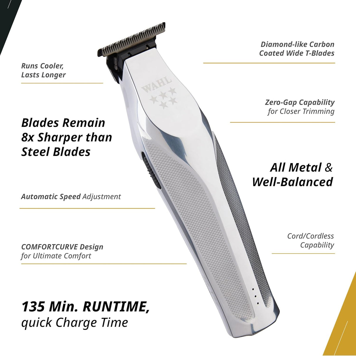 WAHL 5 Star Professional Hi-Viz Trimmer