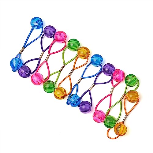 Red Kids Ponytailers 10-Pack