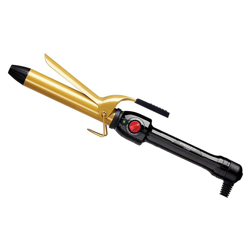 RED BY KISS Ceramic Tourmaline Professional Curling Iron
