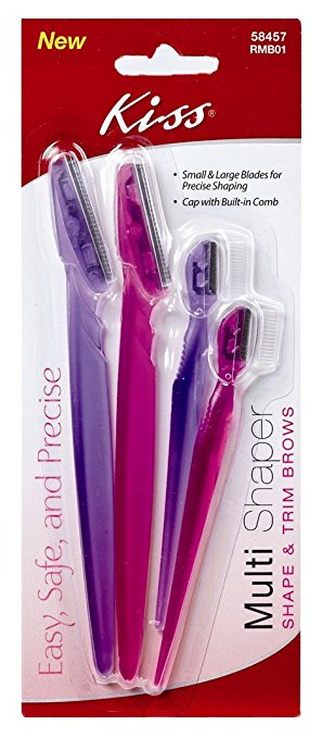 KISS Shape & Trim Brow and Facial Razor Multipurpose Hair Trimmer