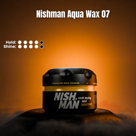 NISH HAIRSTYLING AQUA WAX 07 GOLD ONE