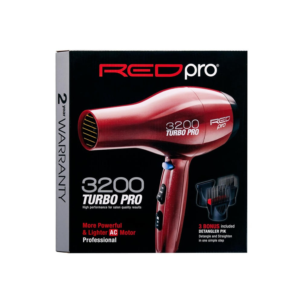 RED BY KISS 3200 Turbo Pro Blow Dryer