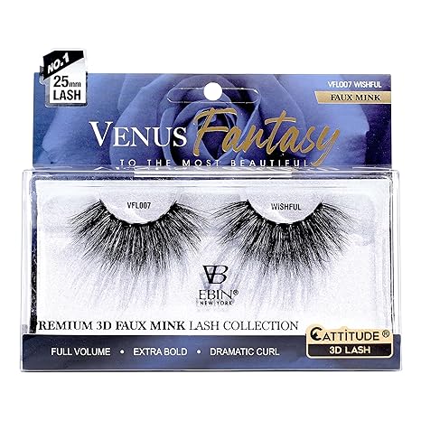 Ebin Venus Fantasy 25mm Faux Mink 3D Lashes