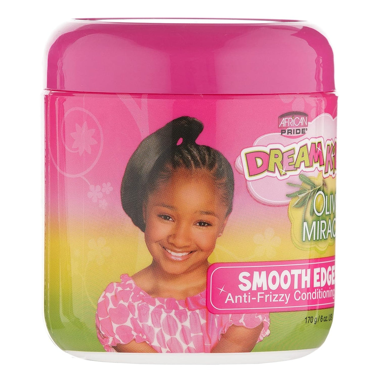 African Pride Dream Kids Olive Smooth Edges Conditioning Gel 6 oz