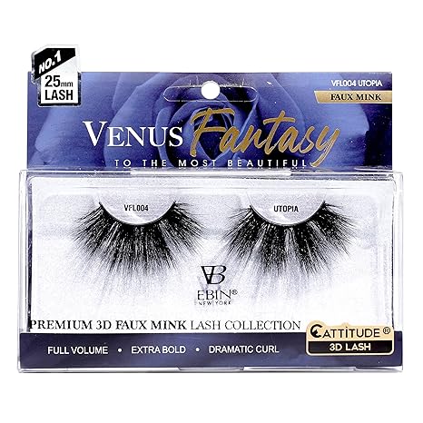 Ebin Venus Fantasy 25mm Faux Mink 3D Lashes
