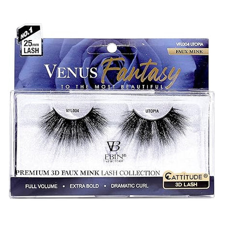Ebin Venus Fantasy 25mm Faux Mink 3D Lashes