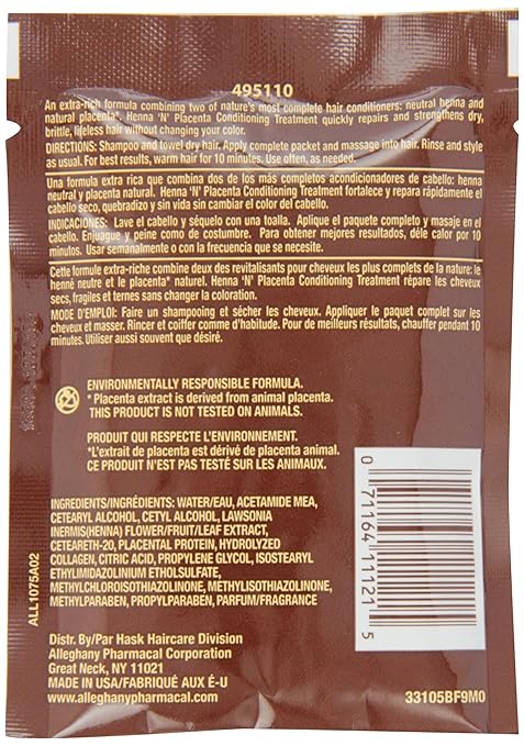 Hask Super Henna & Placenta Conditioning 2Oz