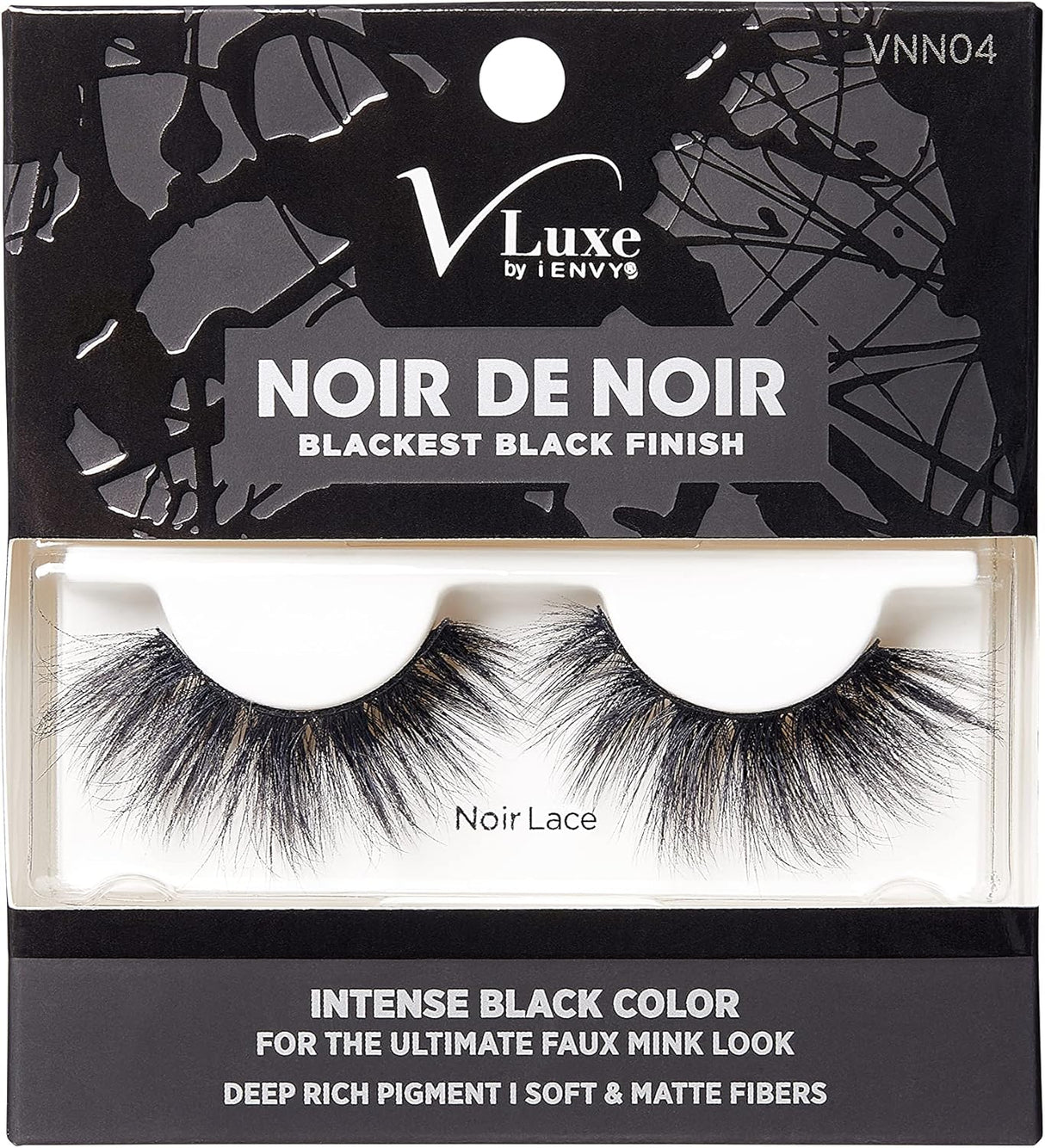 V LUXE BLACKEST BLACK FINISH EYELASHES