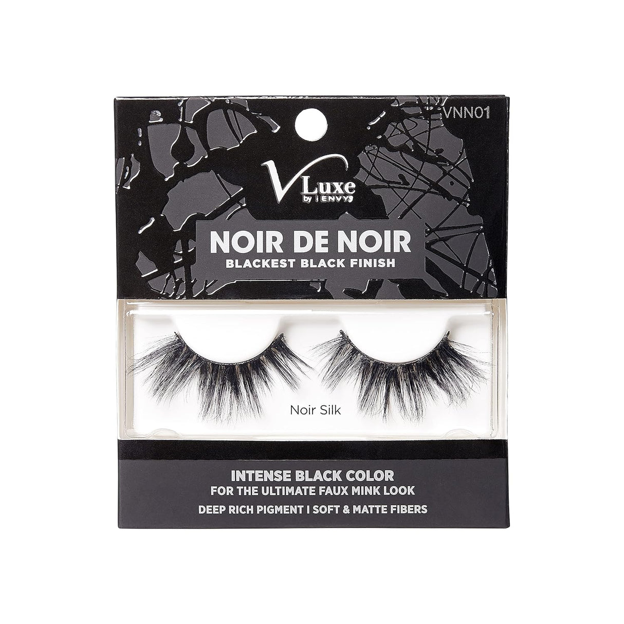 V LUXE BLACKEST BLACK FINISH EYELASHES