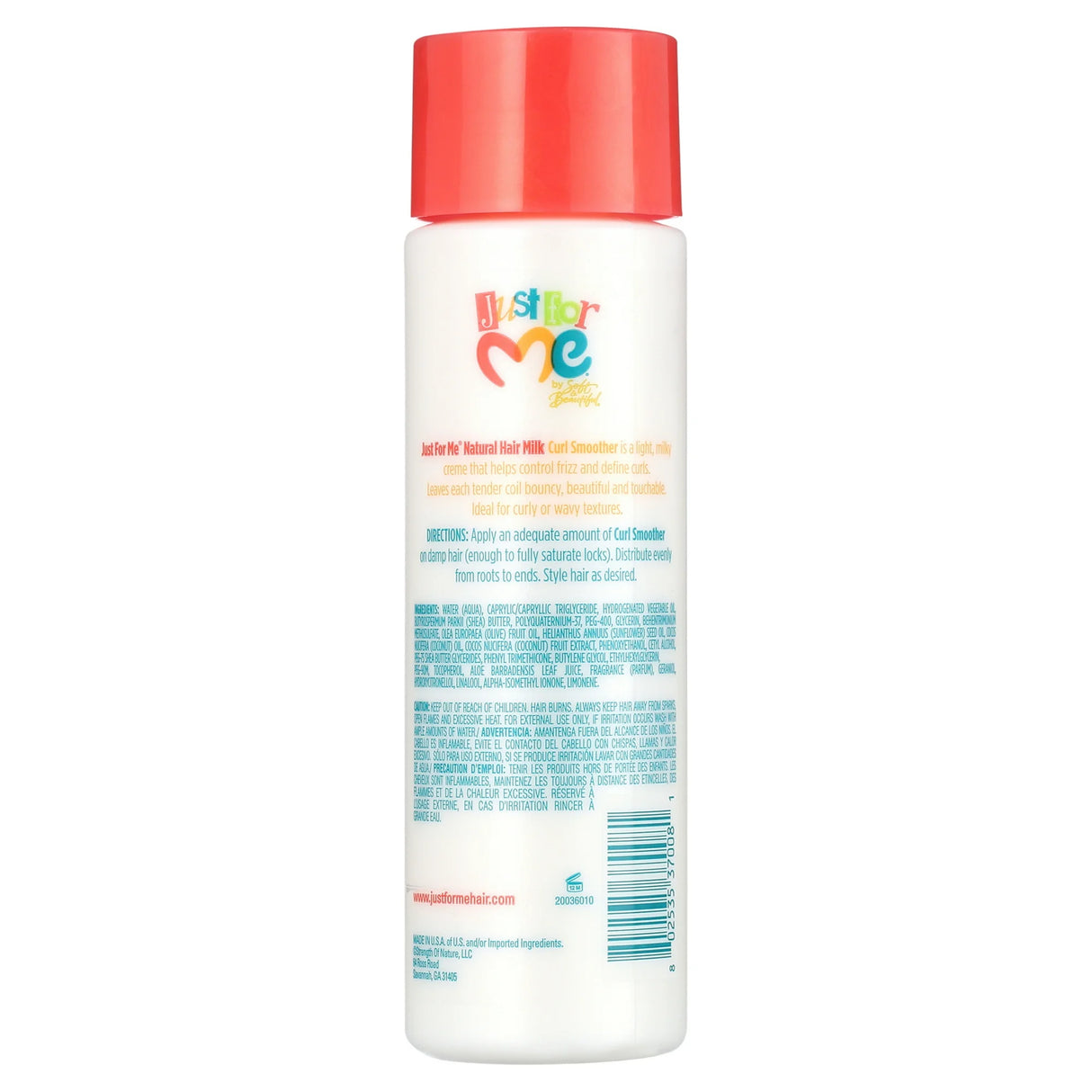 Just For Me By Soft & Beautiful Natural Hair Milk Curl Smoother 8 oz