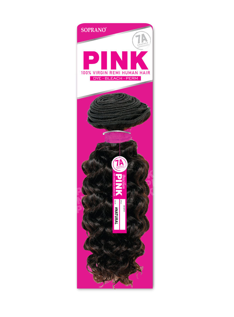 Soprano Brazilian Pink Jerry Curl Virgin Remy Human Hair