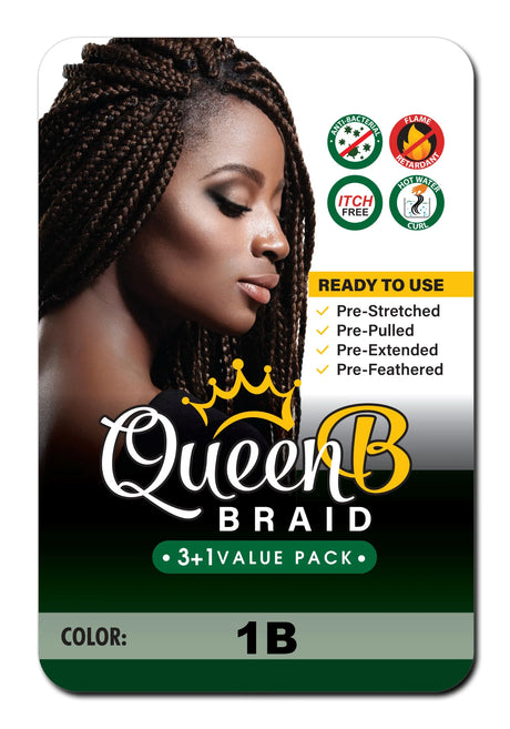 Queen B Pre-Stretched Braid 50"