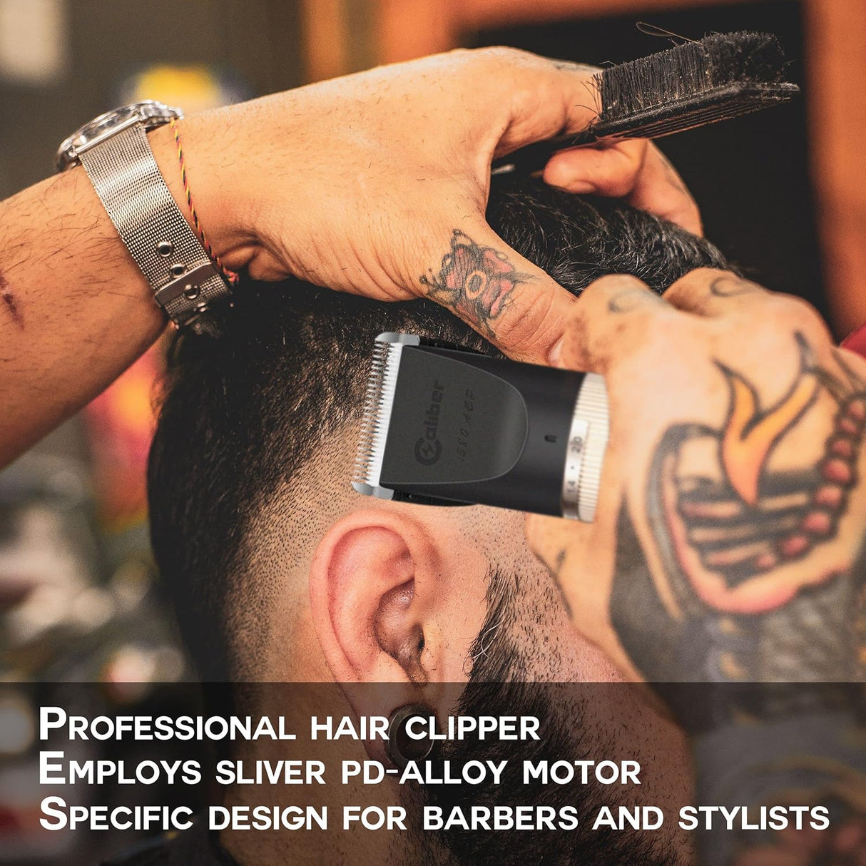 Caliber .380 Acp Gold Detachable / Adjustable Professional Clipper