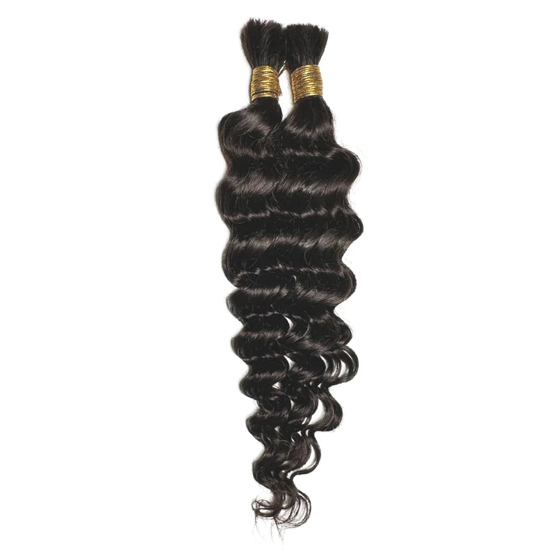 Onyx Deep Wave Human Hair Bulk 18"