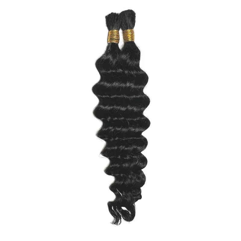 Onyx Deep Wave Human Hair Bulk 18"