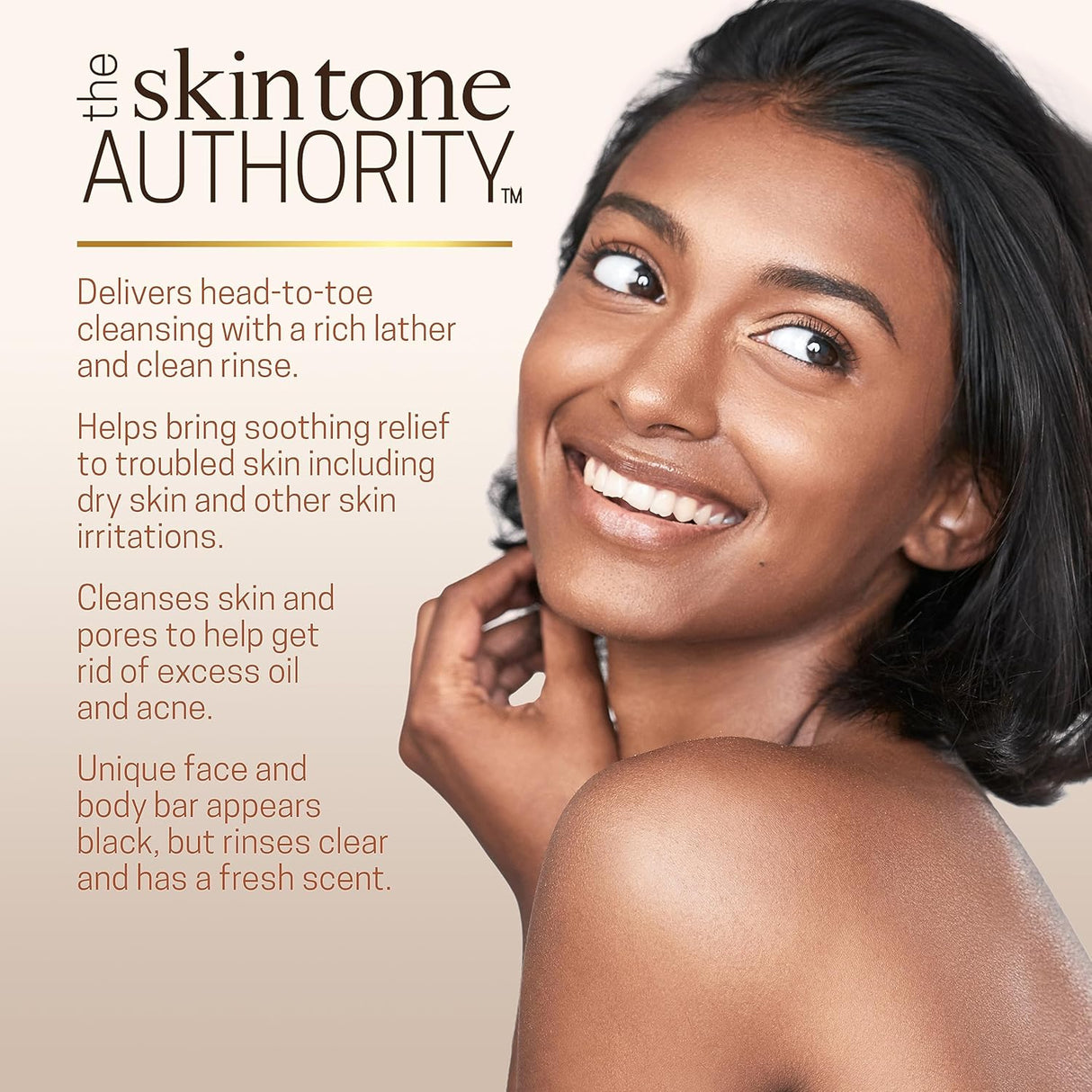 AMBI Black Soap Cleansing Bar 5.3oz, Deep Pore Detox & Nourishing Care-4