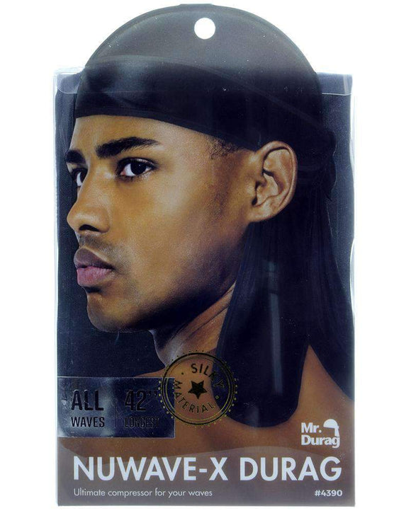 Mr. Durag Black Nuwave-X Silky Durag - #4390