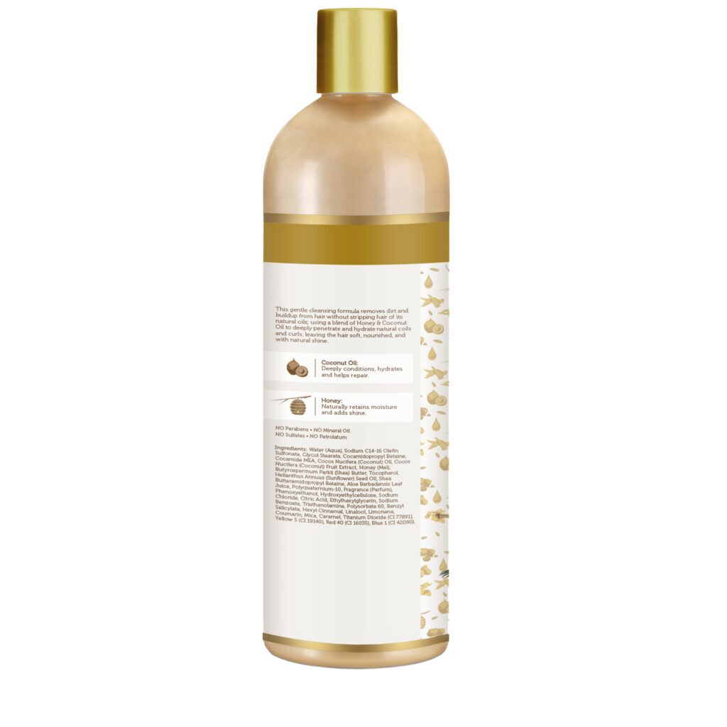 African Pride Moisture Honey & Coconut Oil Nourish Shampoo 16 oz
