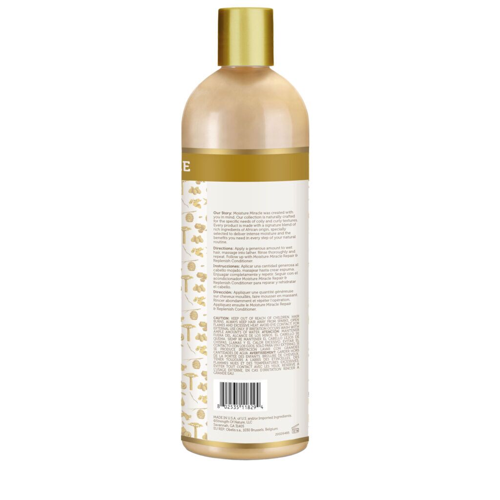African Pride Moisture Honey & Coconut Oil Nourish Shampoo 16 oz