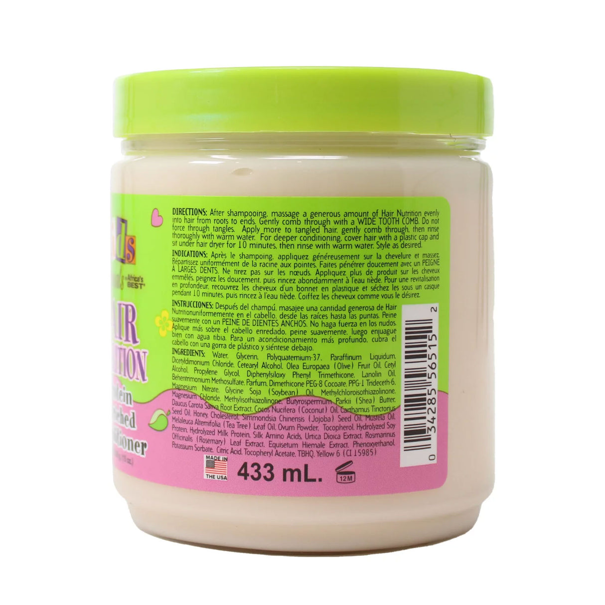 A/Best Kids Org Hair Nutrition 15oz Nourishing Moisturizing Growth Cream-1