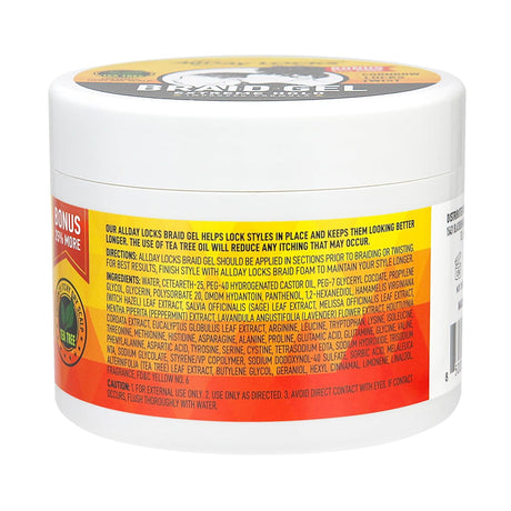 Allday Locks Braid Gel Extreme Hold 5Oz-1
